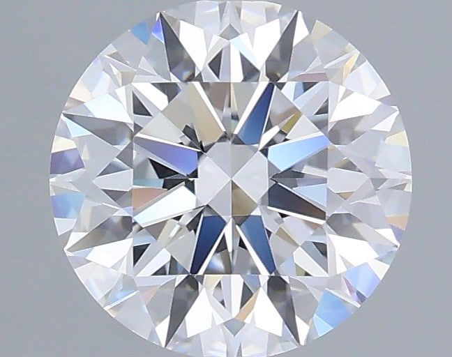1.57 Carat Round Shaped, Ideal Cut, D Color, VVS2 Clarity, IGI Certified Lab Grown Diamond