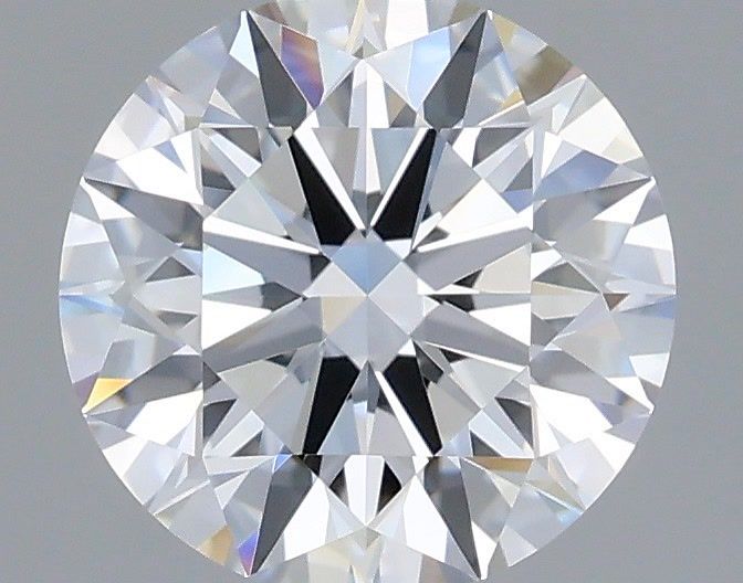 1.59 Carat Round Shaped, Ideal Cut, D Color, VVS2 Clarity, IGI Certified Lab Grown Diamond