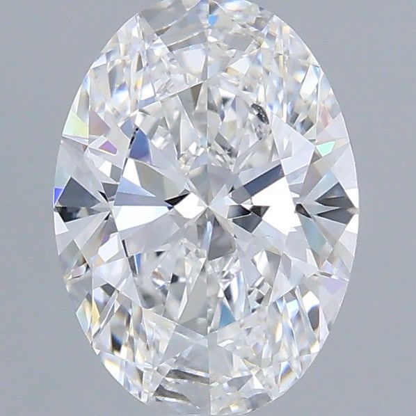 1.36 Carat Oval Shaped, Very Good Cut, D Color, VVS2 Clarity, IGI Certified Lab Grown Diamond