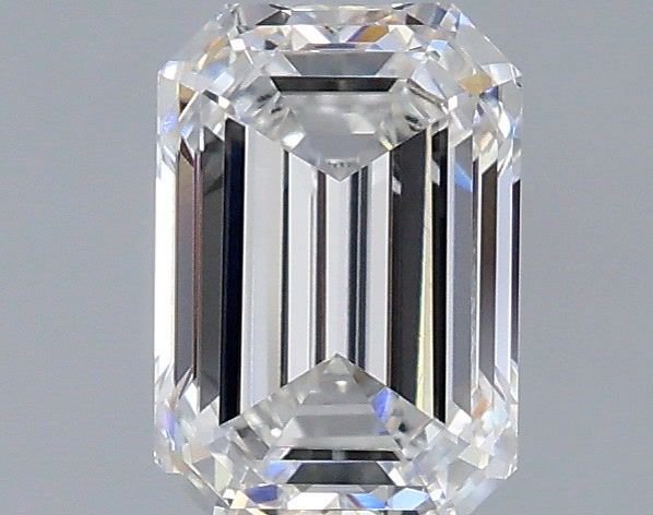 1.21 Carat Emerald Shaped, Ideal Cut, E Color, VVS1 Clarity, IGI Certified Lab Grown Diamond