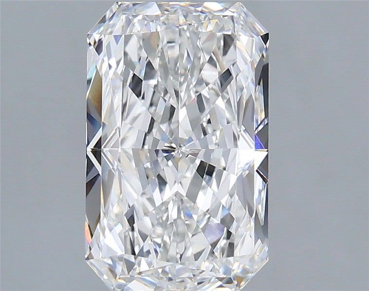 2.40 Carat Radiant Shaped, Ideal Cut, E Color, IF Clarity, IGI Certified Lab Grown Diamond