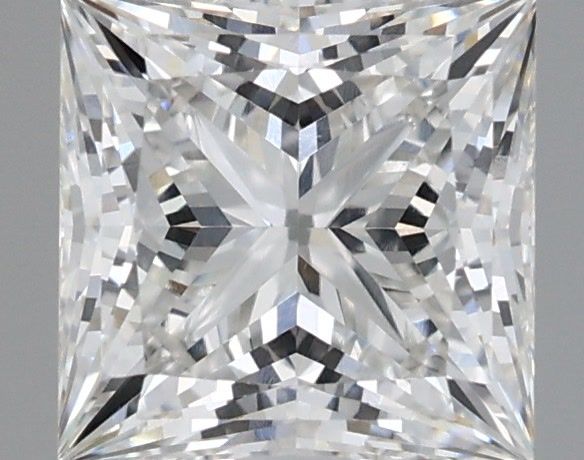 2.09 Carat Princess Shaped, Ideal Cut, F Color, VVS2 Clarity, IGI Certified Lab Grown Diamond