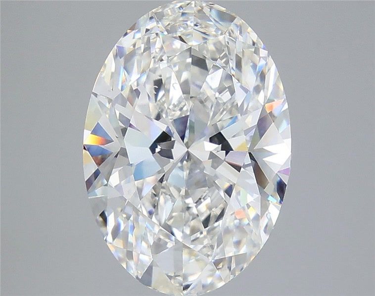 5.30 Carat Oval Shaped, Ideal Cut, F Color, VS1 Clarity, IGI Certified Lab Grown Diamond