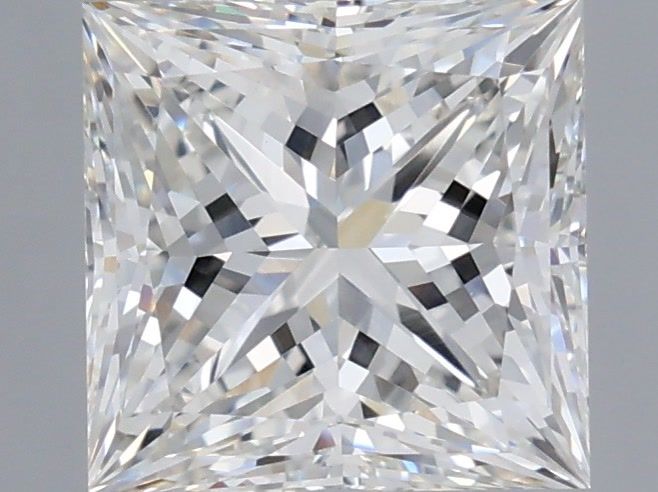3.06 Carat Princess Shaped, Very Good Cut, G Color, VVS2 Clarity, IGI Certified Lab Grown Diamond