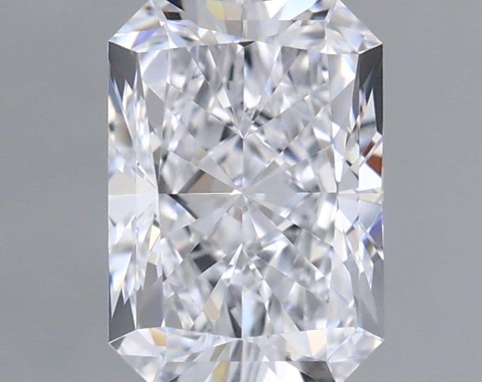 1.03 Carat Radiant Shaped, Excellent Cut, D Color, IF Clarity, IGI Certified Lab Grown Diamond