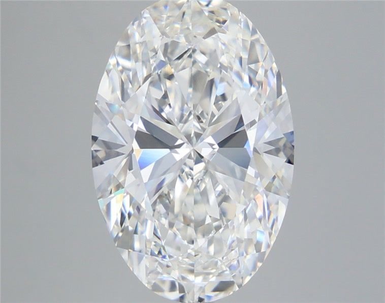 7.05 Carat Oval Shaped, Very Good Cut, F Color, VVS2 Clarity, IGI Certified Lab Grown Diamond