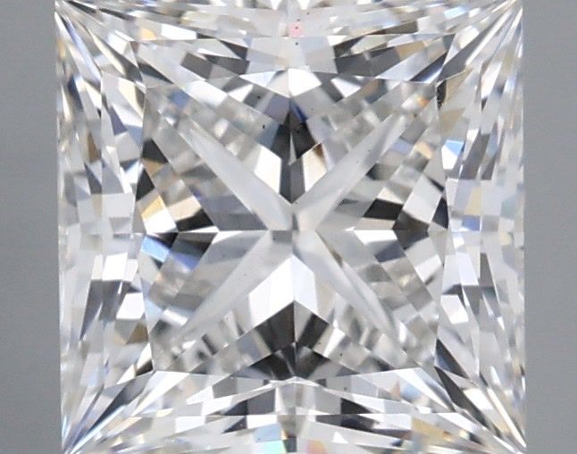 2.10 Carat Princess Shaped, Ideal Cut, G Color, VS1 Clarity, IGI Certified Lab Grown Diamond