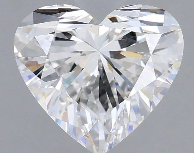 1.26 Carat Heart Shaped, Ideal Cut, D Color, VVS2 Clarity, IGI Certified Lab Grown Diamond