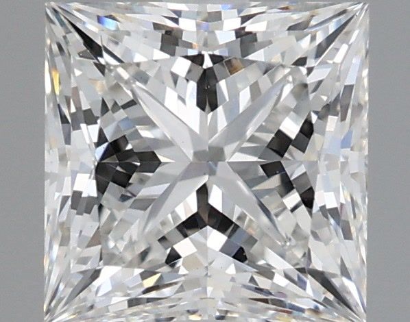 2.09 Carat Princess Shaped, Ideal Cut, F Color, VVS2 Clarity, IGI Certified Lab Grown Diamond