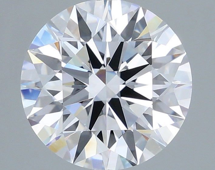 2.51 Carat Round Shaped, Ideal Cut, D Color, VVS1 Clarity, IGI Certified Lab Grown Diamond