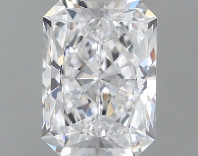 1.04 Carat Radiant Shaped, Ideal Cut, D Color, VVS2 Clarity, IGI Certified Lab Grown Diamond
