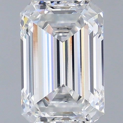 1.59 Carat Emerald Shaped, Ideal Cut, E Color, VVS2 Clarity, IGI Certified Lab Grown Diamond