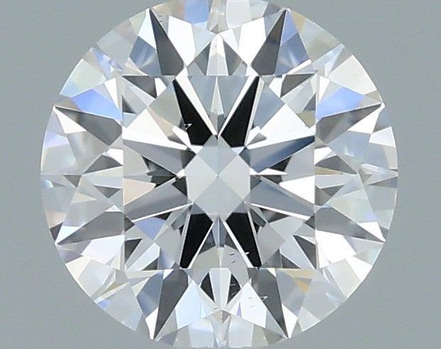 0.53 Carat Round Shaped, Ideal Cut, D Color, VS2 Clarity, IGI Certified Lab Grown Diamond