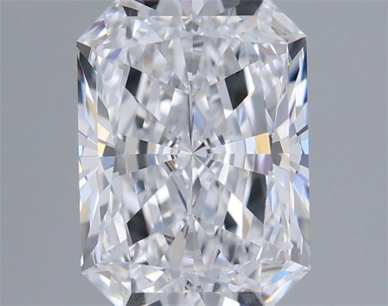 1.48 Carat Radiant Shaped, Ideal Cut, D Color, IF Clarity, IGI Certified Lab Grown Diamond