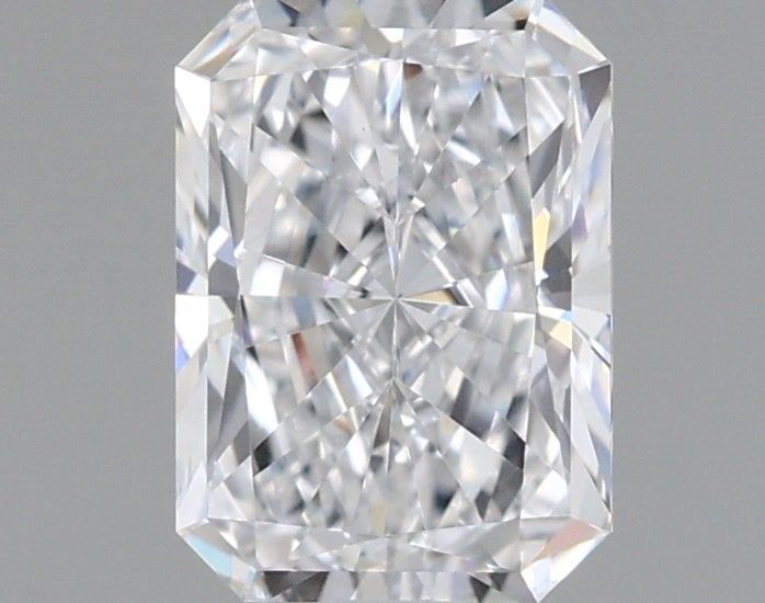 1.04 Carat Radiant Shaped, Ideal Cut, D Color, VVS2 Clarity, IGI Certified Lab Grown Diamond
