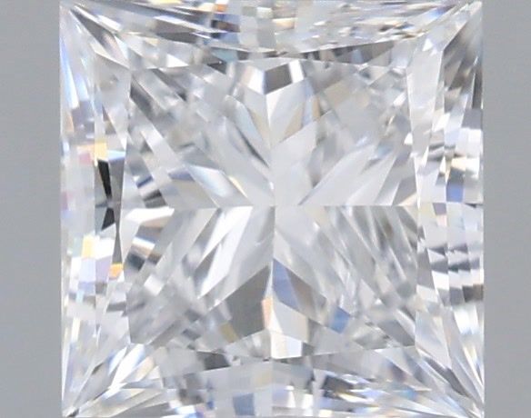1.05 Carat Princess Shaped, Very Good Cut, D Color, VVS2 Clarity, IGI Certified Lab Grown Diamond