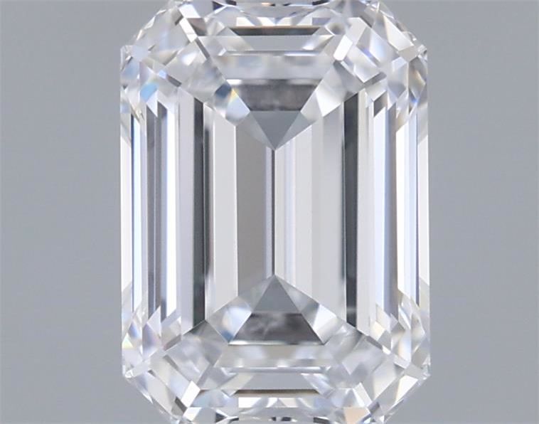 1.58 Carat Emerald Shaped, Ideal Cut, D Color, IF Clarity, IGI Certified Lab Grown Diamond