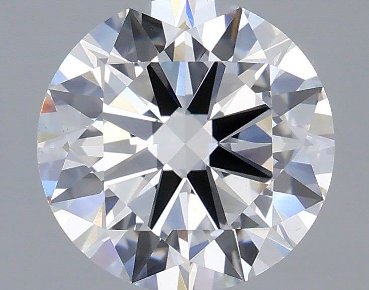 1.99 Carat Round Shaped, Very Good Cut, D Color, VVS2 Clarity, IGI Certified Lab Grown Diamond