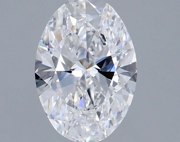 1.00 Carat Oval Shaped, Very Good Cut, D Color, VVS2 Clarity, IGI Certified Lab Grown Diamond