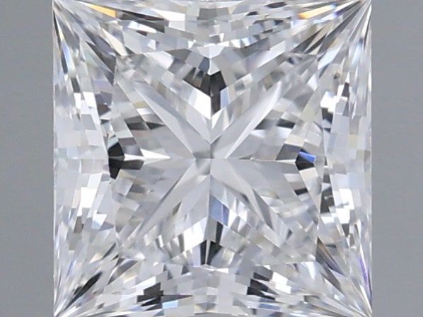 1.04 Carat Princess Shaped, Ideal Cut, D Color, VVS1 Clarity, IGI Certified Lab Grown Diamond