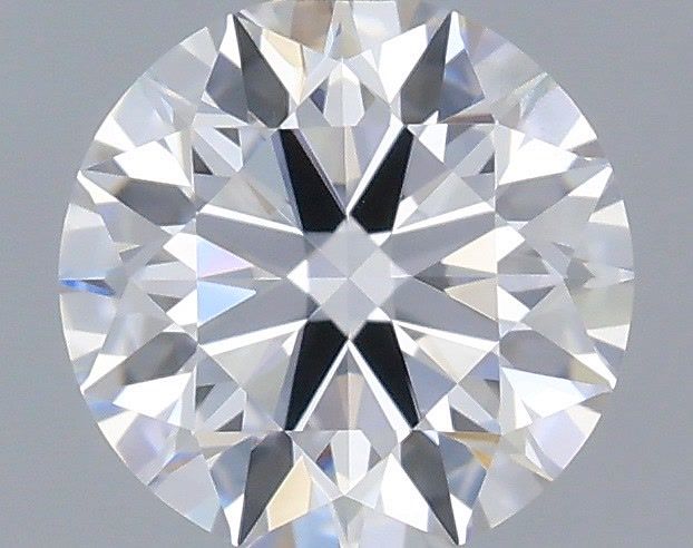 0.53 Carat Round Shaped, Ideal Cut, D Color, VS2 Clarity, IGI Certified Lab Grown Diamond