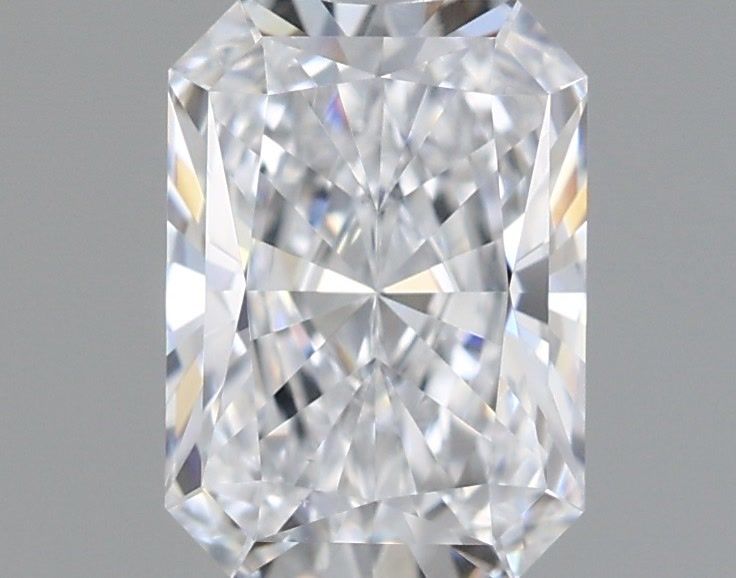 0.90 Carat Radiant Shaped, Ideal Cut, D Color, VS1 Clarity, IGI Certified Lab Grown Diamond