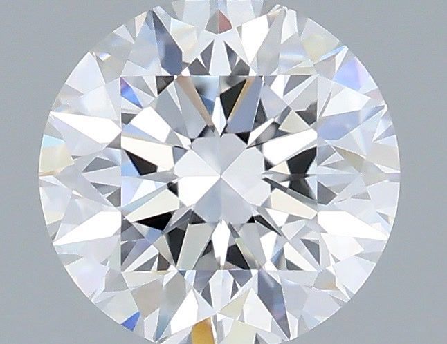 1.35 Carat Round Shaped, Excellent Cut, D Color, VVS2 Clarity, IGI Certified Lab Grown Diamond