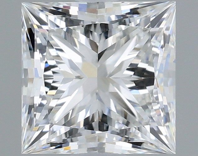 0.93 Carat Princess Shaped, Very Good Cut, E Color, VVS2 Clarity, IGI Certified Lab Grown Diamond