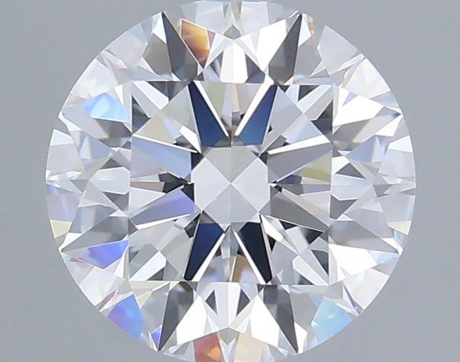 1.55 Carat Round Shaped, Ideal Cut, D Color, VVS2 Clarity, IGI Certified Lab Grown Diamond