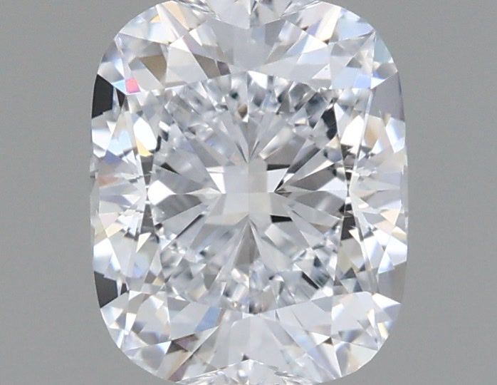 1.04 Carat Cushion Shaped, Ideal Cut, D Color, VVS2 Clarity, IGI Certified Lab Grown Diamond