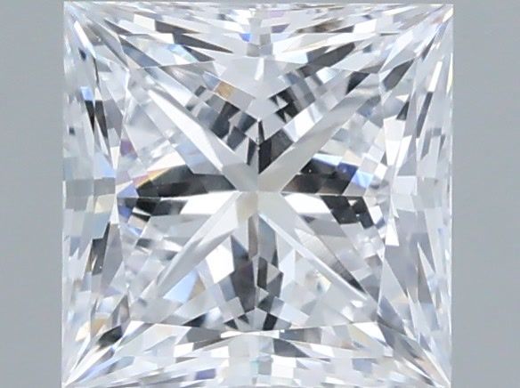 1.07 Carat Princess Shaped, Very Good Cut, D Color, VVS2 Clarity, IGI Certified Lab Grown Diamond