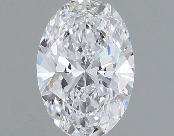 0.51 Carat Oval Shaped, Very Good Cut, D Color, SI1 Clarity, IGI Certified Lab Grown Diamond