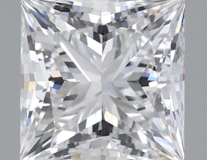 1.10 Carat Princess Shaped, Ideal Cut, D Color, VVS1 Clarity, IGI Certified Lab Grown Diamond