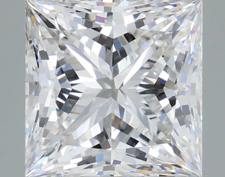 5.27 Carat Princess Shaped, Ideal Cut, G Color, VS2 Clarity, IGI Certified Lab Grown Diamond