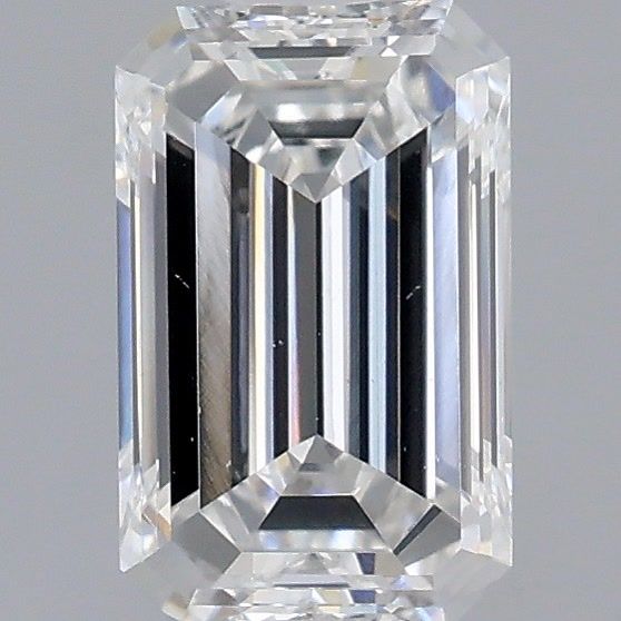 0.77 Carat Emerald Shaped, Very Good Cut, E Color, VS1 Clarity, IGI Certified Lab Grown Diamond