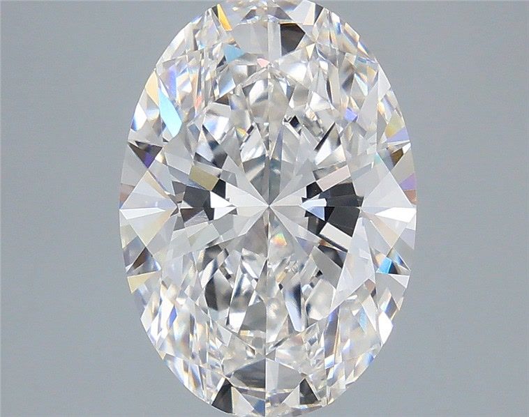 4.73 Carat Oval Shaped, Ideal Cut, F Color, VVS2 Clarity, IGI Certified Lab Grown Diamond