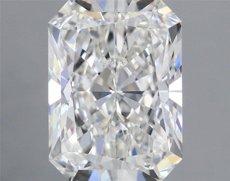 1.84 Carat Radiant Shaped, Ideal Cut, F Color, VVS2 Clarity, IGI Certified Lab Grown Diamond