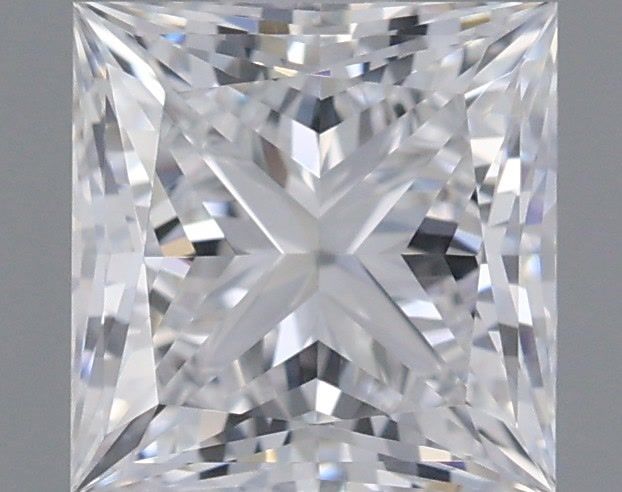 1.03 Carat Princess Shaped, Ideal Cut, D Color, VVS1 Clarity, IGI Certified Lab Grown Diamond