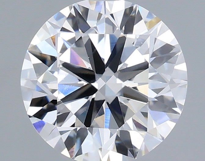 1.24 Carat Round Shaped, Ideal Cut, D Color, VS1 Clarity, IGI Certified Lab Grown Diamond
