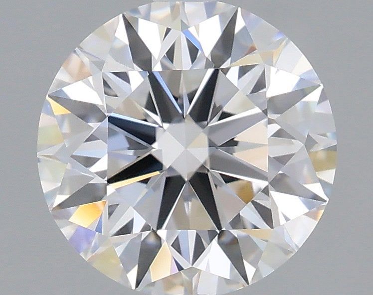 1.30 Carat Round Shaped, Ideal Cut, D Color, VVS2 Clarity, IGI Certified Lab Grown Diamond