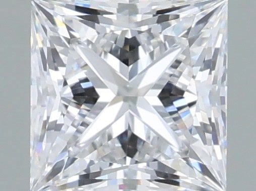 1.04 Carat Princess Shaped, Ideal Cut, D Color, VVS2 Clarity, IGI Certified Lab Grown Diamond