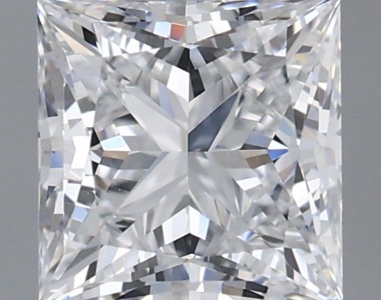 1.02 Carat Princess Shaped, Ideal Cut, D Color, VVS1 Clarity, IGI Certified Lab Grown Diamond