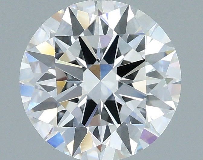 1.62 Carat Round Shaped, Ideal Cut, D Color, VVS2 Clarity, IGI Certified Lab Grown Diamond