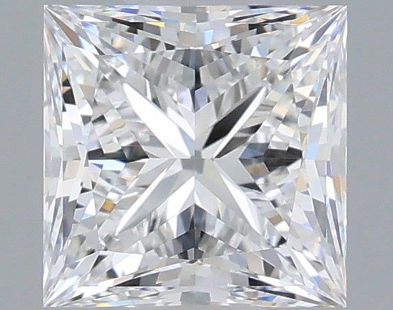 1.04 Carat Princess Shaped, Very Good Cut, E Color, VVS1 Clarity, IGI Certified Lab Grown Diamond