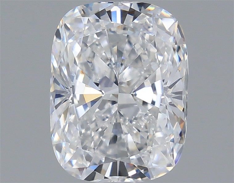 1.34 Carat Cushion Shaped, Ideal Cut, D Color, VVS2 Clarity, IGI Certified Lab Grown Diamond