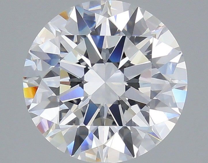 3.10 Carat Round Shaped, Ideal Cut, F Color, VVS2 Clarity, IGI Certified Lab Grown Diamond