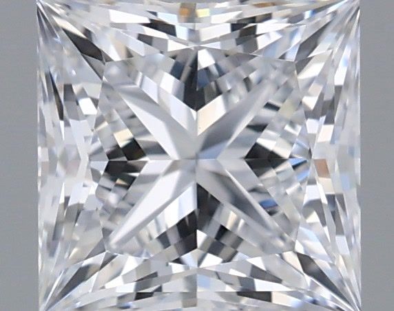 1.22 Carat Princess Shaped, Ideal Cut, D Color, VVS1 Clarity, IGI Certified Lab Grown Diamond