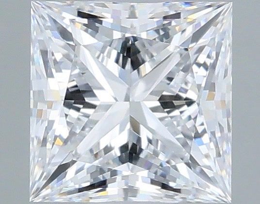 1.04 Carat Princess Shaped, Ideal Cut, D Color, VVS2 Clarity, IGI Certified Lab Grown Diamond