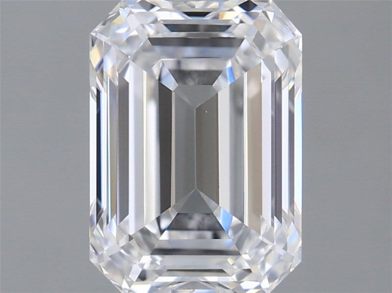 1.60 Carat Emerald Shaped, Ideal Cut, D Color, VVS1 Clarity, IGI Certified Lab Grown Diamond