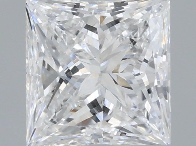 0.55 Carat Princess Shaped, Very Good Cut, D Color, VS2 Clarity, IGI Certified Lab Grown Diamond